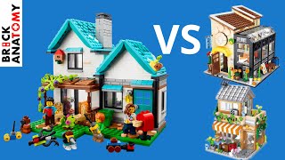 Der Minihäuser Vergleich | Lego 31139 Gemütliches Haus Präsentation vs. Forange FC8503/FC8504