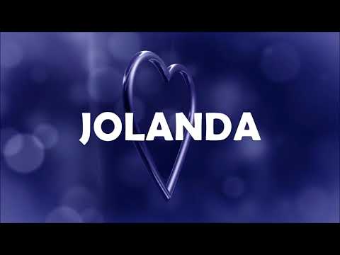 HAPPY BIRTHDAY JOLANDA