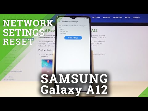 How to Reset Network Settings in SAMSUNG Galaxy A12 – Default Network Configuration
