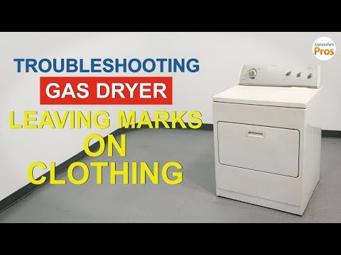 Gas Dryer Leaving Black Marks On Clothes - TOP 5 Reasons & Fixes