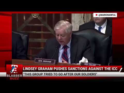 Watch: Lindsey Graham Pushes Sanctions Against The ICC
