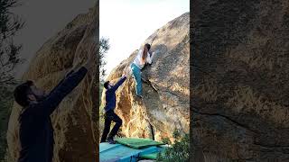 Video thumbnail of El de las Lajas, 6C. La Pedriza