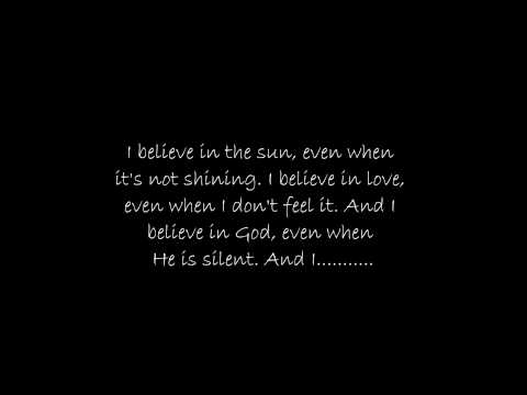 I Believe In Love video