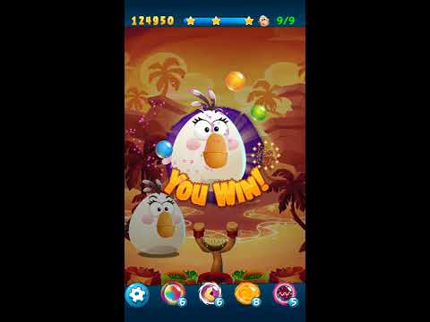 Angry Birds POP Bubble Shooter - Level 53. Gameplay Android walkthrough