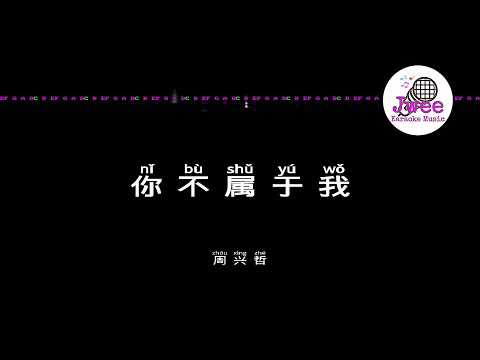 周兴哲 《你不属于我》 Pinyin Karaoke Version Instrumental Music 拼音卡拉OK伴奏 KTV with Pinyin Lyrics 4k