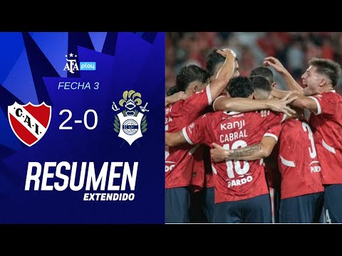Independiente 2 vs. 0 Gimnasia La Plata | #TorneoApertura2025 | Resumen Extendido | Fecha 3