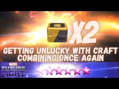 Getting Two Premium Cards, Craft Combining, And Some Progress - Marvel Future Fight