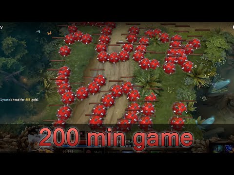 200 min game with 6.85 Techies