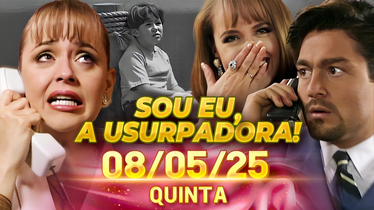 A Usurpadora - (08/05/25) Capítulo 39 l Capítulo de Hoje, Quinta-Feira, SBT, La Usurpadora, AO VIVO