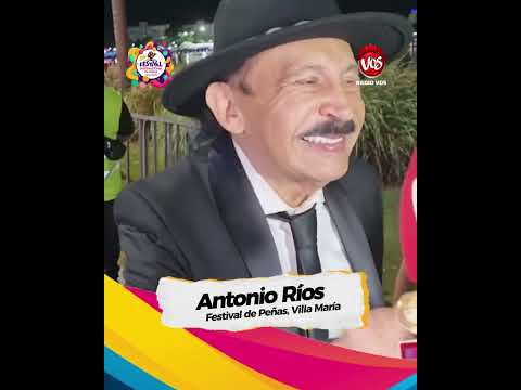 VILLA MARIA: ANTONIO RÍOS, LA SORPRESA DE "EMANERO" AL FINALIZAR SU SHOW.