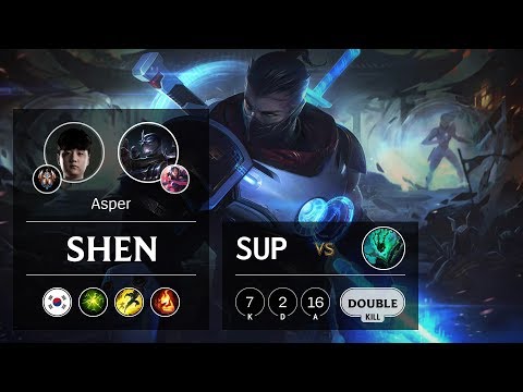 Shen Support vs Thresh - KR Challenger Patch 9.13