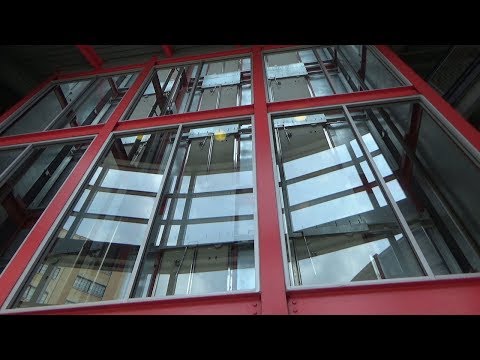Scenic Schindler 300A Elevators at First Avenue Parking Garage, Pittsburgh, PA