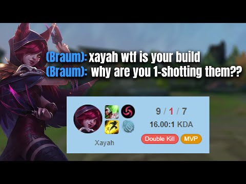 They never expect the Duskblade Xayah damage - Xayah ADC Gameplay