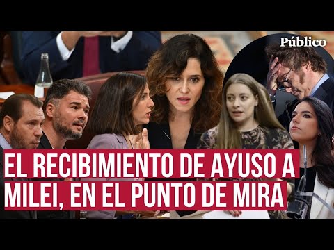 La visita de Milei a Ayuso desata la polémica: "Son los abusones del colegio de toda la vida"