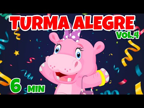 Turma Alegre Vol. 4 - Giramille 6 min | Desenho Animado Musical