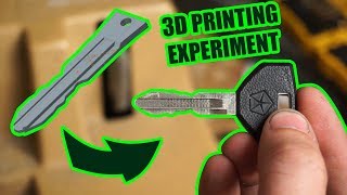 Making A Key From A 3D Printed Key Copy
