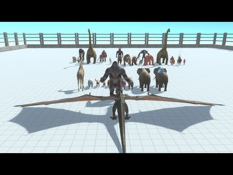 Modern Mammals & Goro with Dragon VS Faction | Animal Revolt Battle Simulator