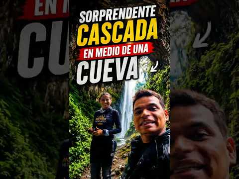 SORPRENDENTE CASCADA en MEDIO de una CUEVA | FLORIAN - SANTANDER #motovlog #motoaventura #colombia