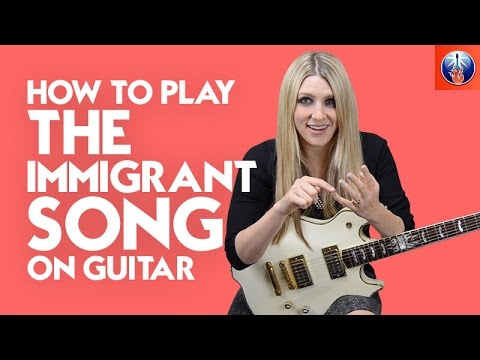 How to Play the Immigrant Song on Guitar - Led Zeppelin Song Lesson