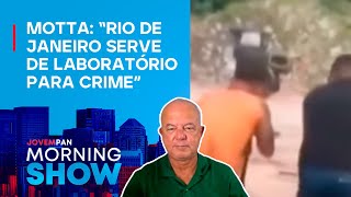 Chefe do tráfico treinava em esteira com fuzil na mão