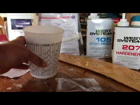 West System Epoxy 105 Resin and 207 Special Clear Hardener Part 2 of 3