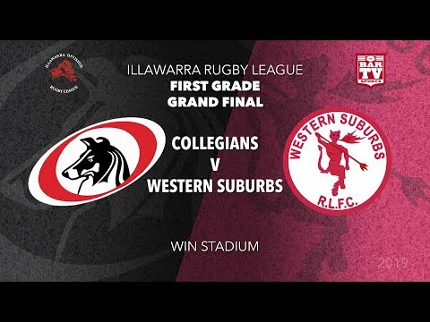 2019 - Illawarra RL Seniors GF - 1st Grade - Collegians v Western Suburbs