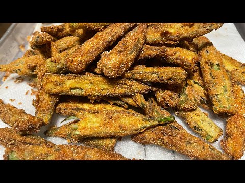 Appetizer Worthy Deep Fried Okra!