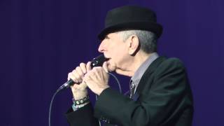 Leonard Cohen live in Saint John NB :15-4-13: Going Home