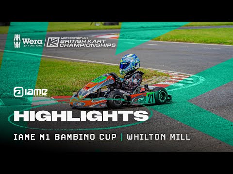 Some Excellent Bambino Racing! | HIGHLIGHTS IAME M1 BAMBINO CUP | Whilton Mill