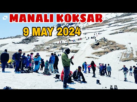 Manali Today Latest Video || Manali Koksar new snow point open || Rohtang Pass