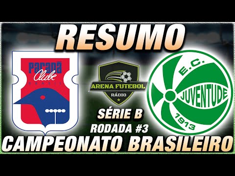 Paraná 3 x 1 Juventude l Campeonato Brasileiro l Série B