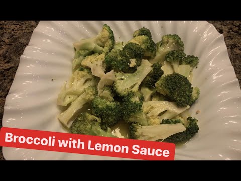 How to Make: Broccoli with Lemon Sauce