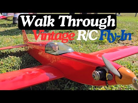 Vintage RC Airplane Event Walk Through RDRC Blast from The Past Fly In 2024