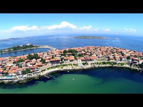 Flight over the Bulgaria - top places, beaches, hotels & destinations, panoramic