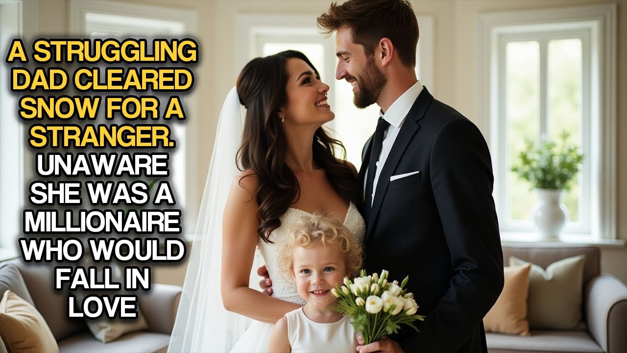 A Struggling Dad Cleared Snow for a Stranger—Unaware She Was a Millionaire Who Would Fall in Love