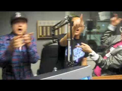 FM performs "Girls on the Dancefloor" at B95 in Fresno, CA