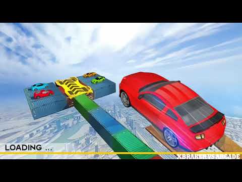 Crazy Car Driving Simulator: Impossible Sky Tracks Blue Car Driving Stunts - Android GamePlay#2 HD