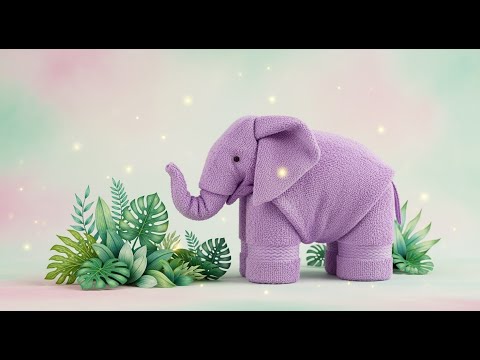 Elephant Towel Art Folding 🐘 | How to Make an Elephant from Towel | Towel Art Folding.