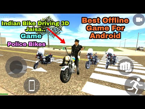Police Bike Racing Free Game! Best Offline Game! Indian Bike Driving 3D Jaisa..!shiva gaming