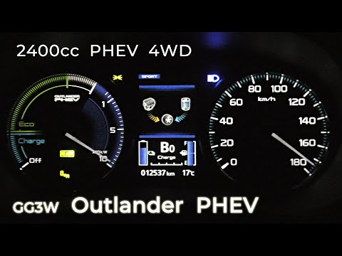 (2019y) Outlander PHEV , acceleration test.MITSUBISHI GG3W