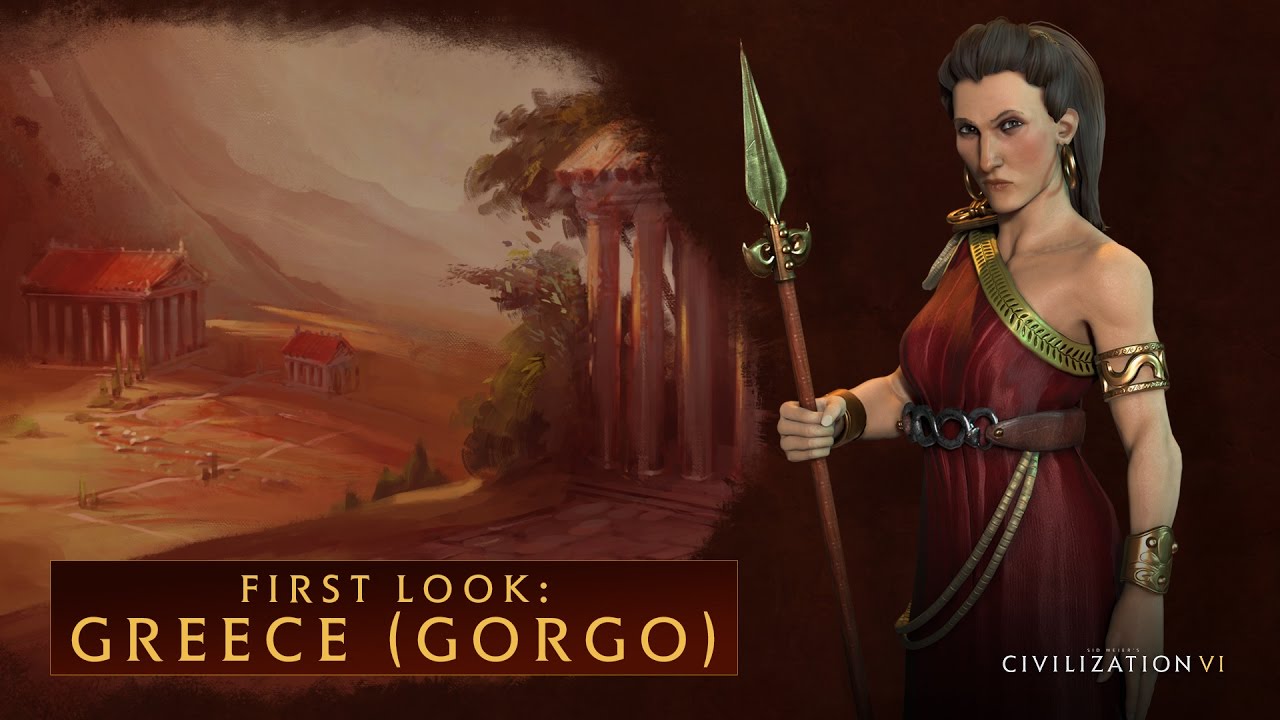 CIVILIZATION VI - First Look: Greece (Gorgo) - YouTube