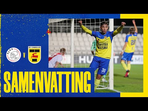 Samenvatting bekerduel Ajax Amateurs - SC Cambuur (0-5)