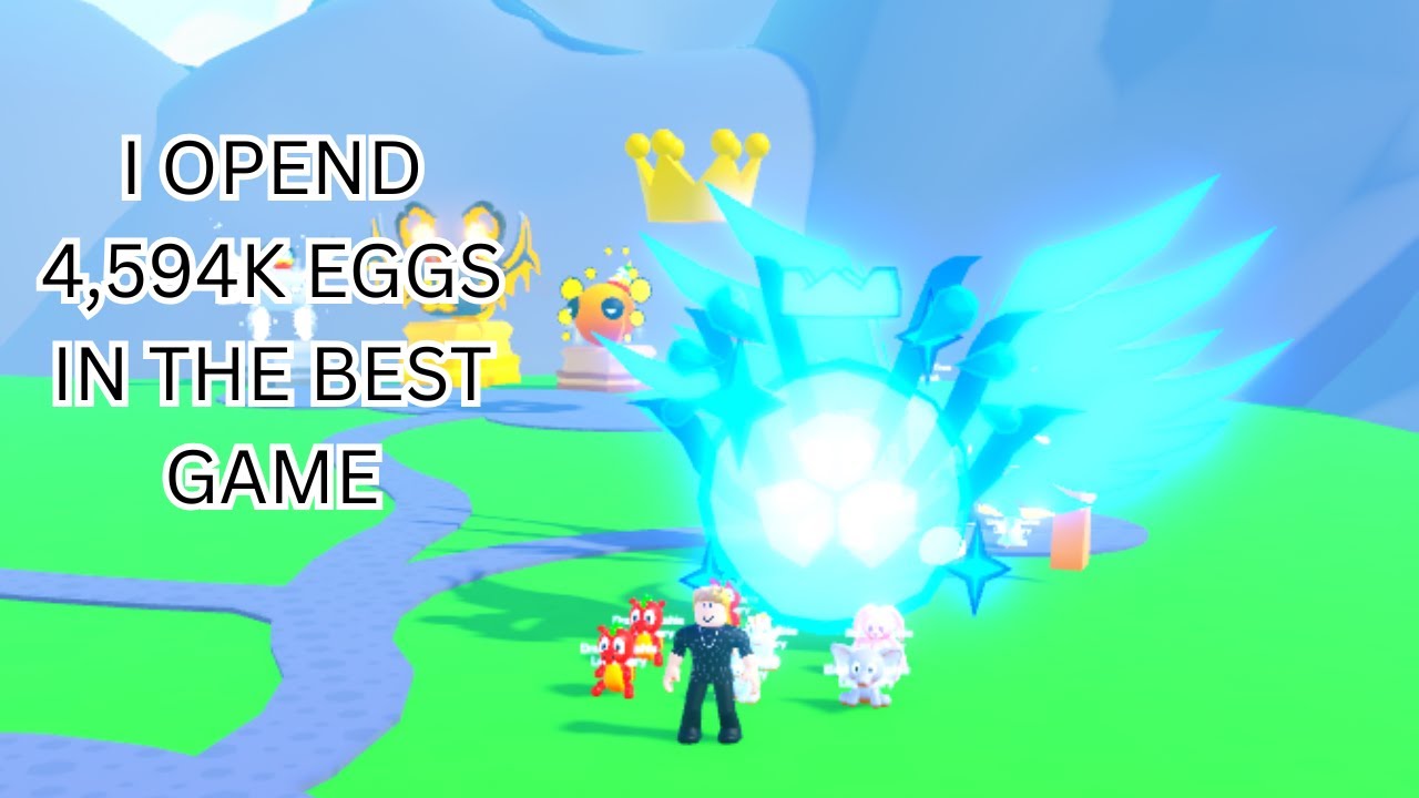 Hatching 1,000 Eggs In Roblox Egg Hatching Simulator!