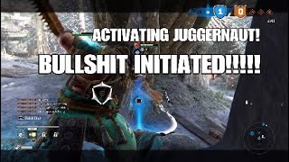 For Honor - The Clutch Juggernaut feat play! The cheese is insane!