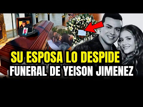 YEISON JIMENEZ: WIFE SAYS GOODBYE AT PRIVATE FUNERAL | THE FINAL FAREWELL