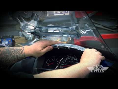 Install Chrome Dash Top Trim by Kuryakyn • Honda Goldwing • JPCYCLES.COM