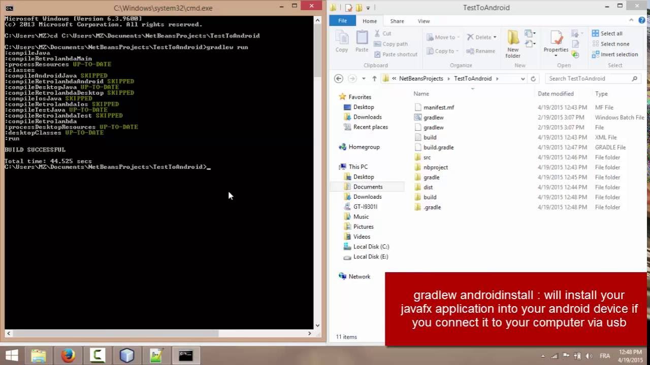 JavaFx to Android (Using JavaFXPorts)