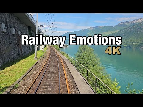 🚆 4K Beautiful landscapes during our cab ride on the ÖBB Railjet (Switzerland | RJX Buchs - Zürich)
