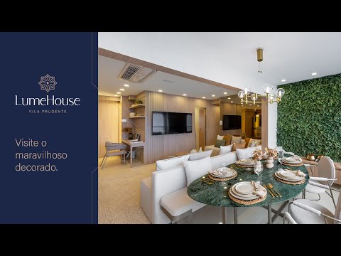 Lume House Vila Prudente | Tour virtual: Decorado de 71m²