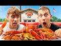 Two Brits Try A REAL Seafood Boil
